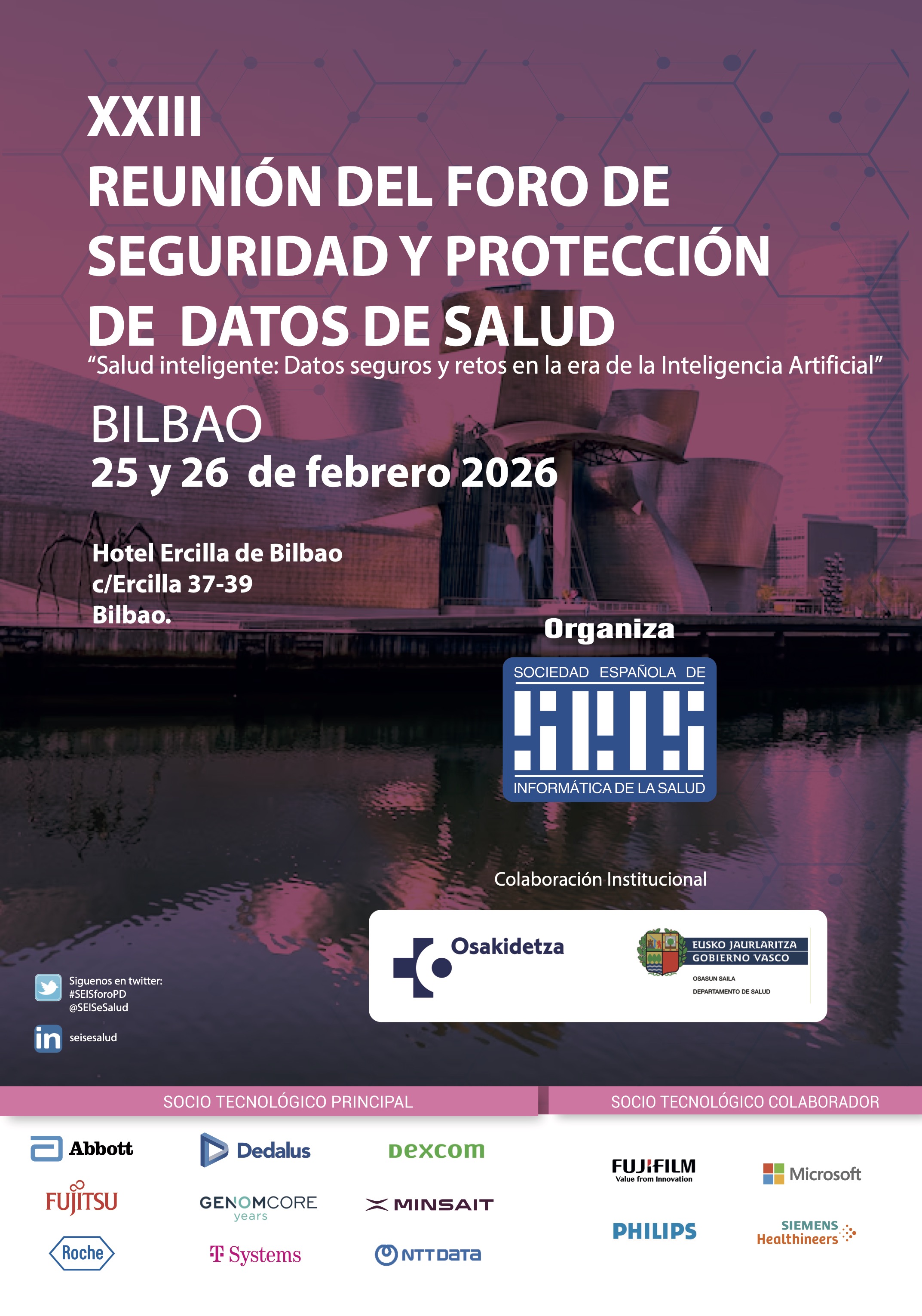 XXIII Reunión del Foro de Seguridad y Protección de Datos de Salud 
